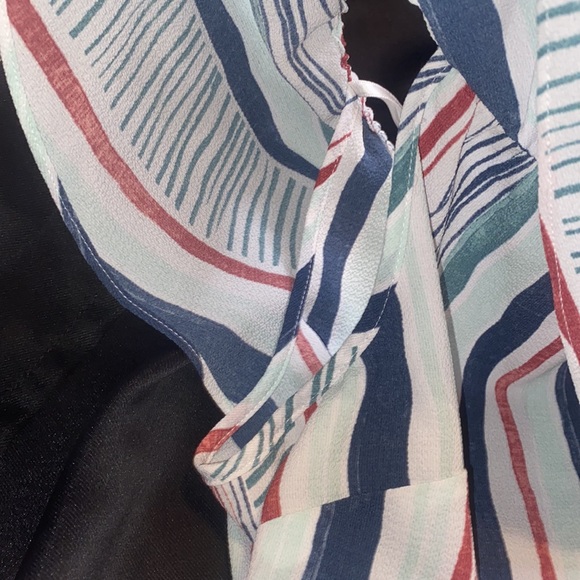 EUC Lane Bryant Stripped-off shoulder blouse! Size 22/24🔥 - Picture 4 of 9